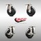 Service Caster 4 Inch 316SS Hard Rubber Wheel Swivel Top Plate Caster Brakes SCC, 2PK SCC-SS31620S414-HRS-2-TLB-2 - alternate 2